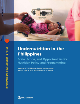 Cover of Undernutrition in the Philippines: Scale, Scope, and Opportunities for Nutrition Policy and Programming
